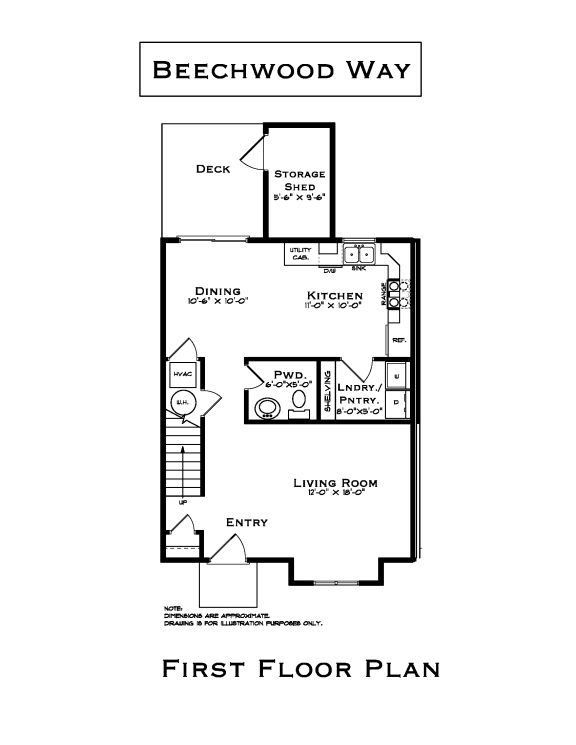 Floor Plans of Beechwood Way in Hanover, PA